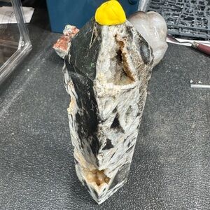 Natural Sphalerite Stone Tower Decor